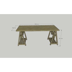 Bureau Architecte bois massif