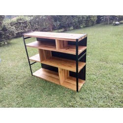 Bibliothèque basse modulable